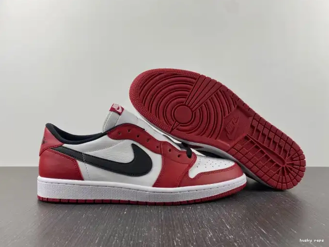 Cheap Husky Jordan 705329-600 Retro Low 1 Chicago Air 0509